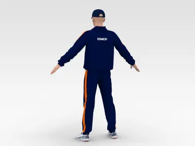 Cricket Coach V2 3D model