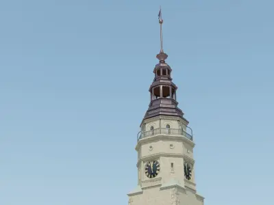 Tower roof renaissance 3D model