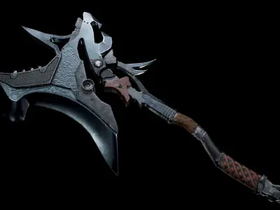 Great Axe Low-poly 3D model