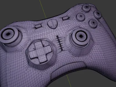 msi gaming controller 3D model