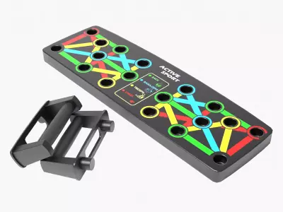Push Up Board Low-poly 3D model