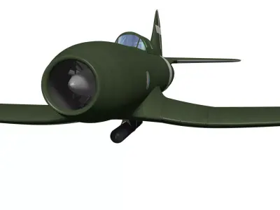caproni campini n1 3D model