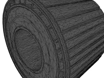 Industrial Track Roller Wheel 3D model
