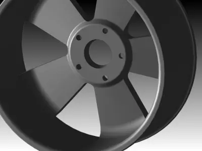 Rim metal wheel Free 3D model