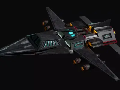 Hypersonic Stealth Free 3D model