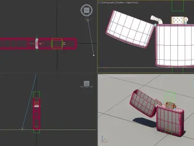 Zippo lighter Free low-poly 3D model