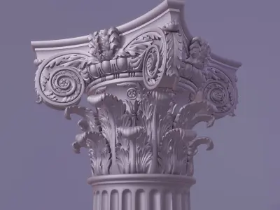 composite column 3D print model