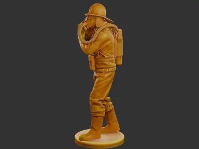 Czechoslovakian firefighter 90s 006 3D print model