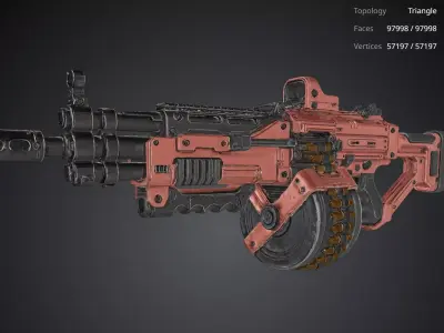 Firearm Gun 3D model