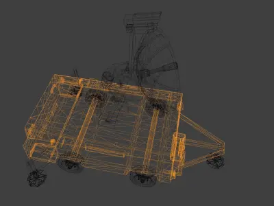 Meteor 300 Radar Low-poly 3D model