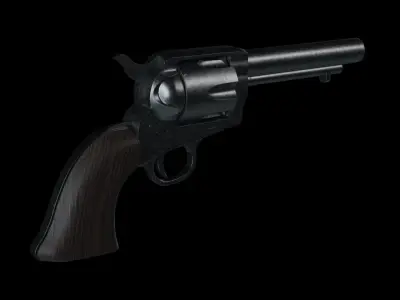 Revolver 3D model purchase