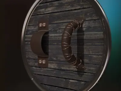 Medieval shield 3D model purchase