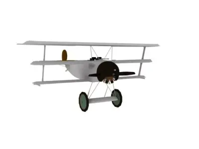 AIRCRAFT FOKERD1 3D model