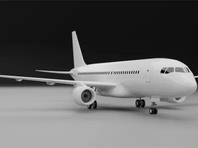 Airbus-A320 3D model 3D model