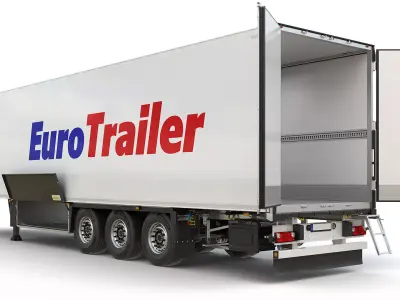Semitrailer Refrigerator 3D model