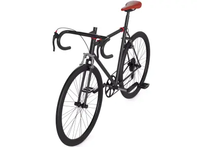 Aero Road Bike 3D model