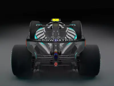 2026 Mercedes F1 plus Photoshop files 3D model