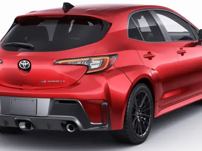 Toyota GR Corolla 2023 2 versions 3D model purchase