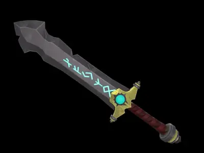 sword styles  Low-poly 3D model