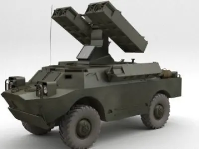 rocket launcher 3D model 5