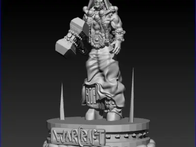 Thrall statue 3D model