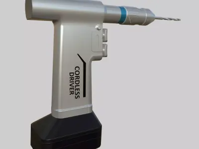 Stryker Power Tool Low-poly 3D model