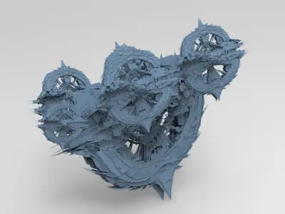 Dragon City chariot 8 3D model