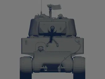 M4A3E2 3D model