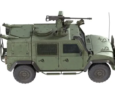 Iveco LMV Low-poly 3D model