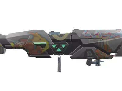 Raze RPG - Rigged Low-poly 3D model