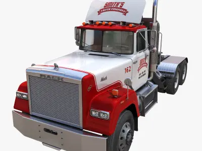 Classic trucks collection 3D Model Pack