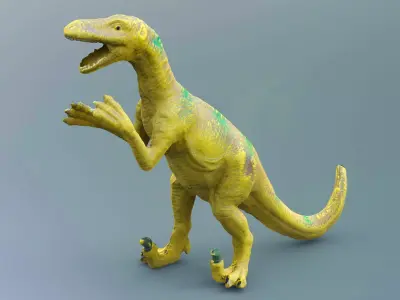 Toy dinosaur rex Free low-poly 3D model