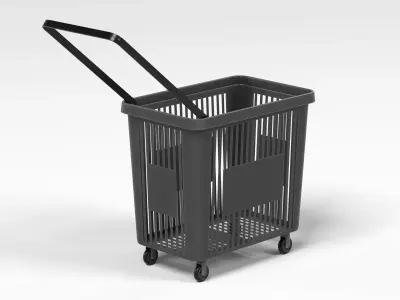 -Shopping Cart V2- 3D model
