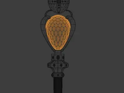 Scepter 3d model 3D model
