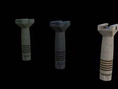 Foregrip ar - rifle Low-poly 3D model