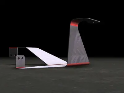 Bracket paper airplane Free 3D model
