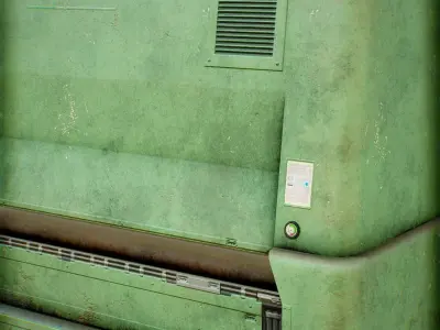 Sanding Machine - Anthon 02 Dirty Low-poly 3D model