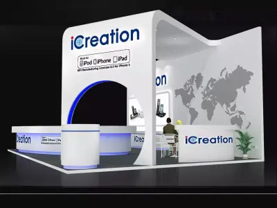 Exhibition - Area - 9X6-3DMAX2009-098 3D model