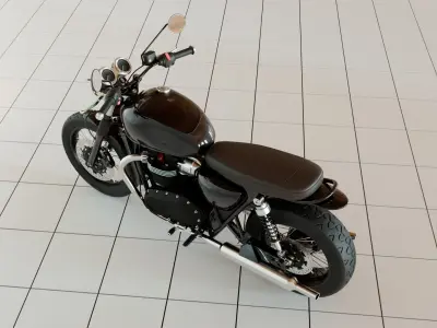 Triumph T100 bonneville Custom 3D model
