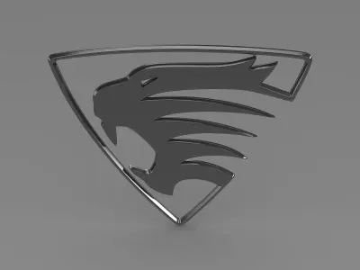 spirra logo 3D model by Sergey