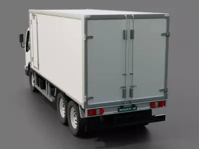 Chevrolet NQR 75L Box Truck 3D model
