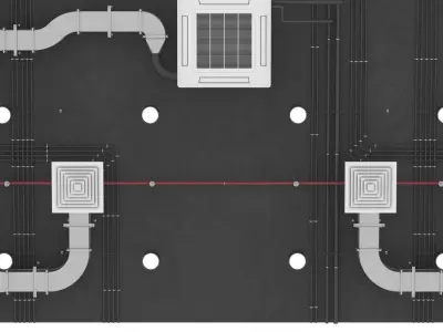 Ventilation System 3D model purchase