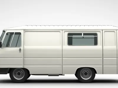 Peugeot J9 Van 1981 3D model