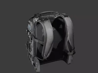 Aegis Core Tactical Power Pack Low-poly 3D model