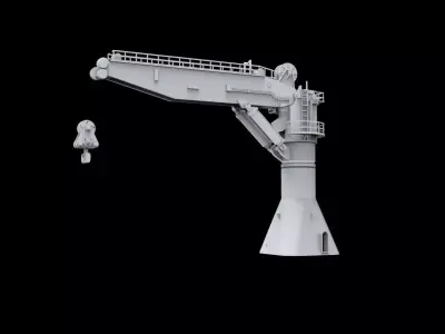 Crane A for Kreuz Installer Vessel 3D print model