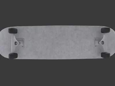 Skateboard 3D model 2