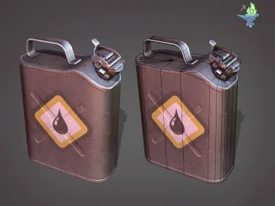 Scepter Container Low-poly 3D model