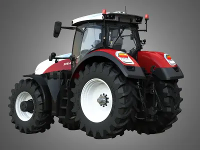  Terrus  CVT - 6300 Tractor 3D model