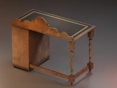 Old Desk 3D model