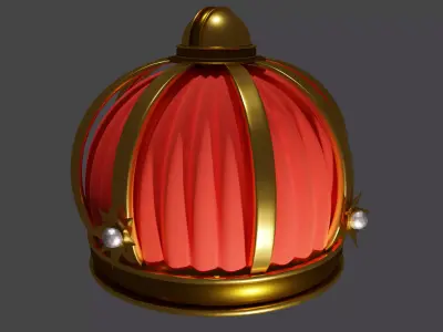 3D Gold Crown for my princess and your soul 3D model